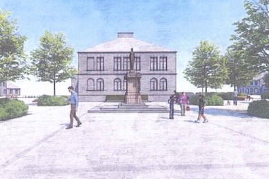 Zdjęcie ilustracyjne wpisu: Wizualizacja modernizacji Rynku w Borku Wlkp.