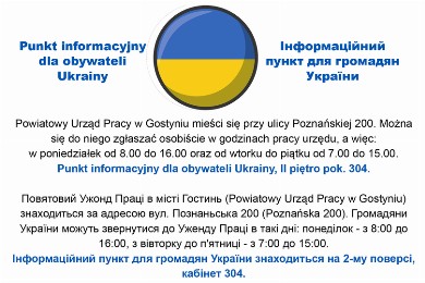 Zdjęcie ilustracyjne wpisu: Punkt informacyjny dla obywateli Ukrainy