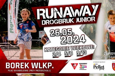 Zdjęcie ilustracyjne wpisu: Runaway Drogbruk Junior Borek Wlkp. 26.05.2024r.
