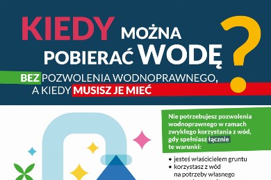 Zdjęcie ilustracyjne wpisu: Ile wody możesz pobierać bez pozwolenia