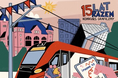 Zdjęcie ilustracyjne wpisu: VI edycja konkursu „Pociąg do Sztuki” – „15 lat Razem”